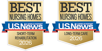 US Best Nursing Home Award for Short-Term Rehabilitation and Long Term Care 2026